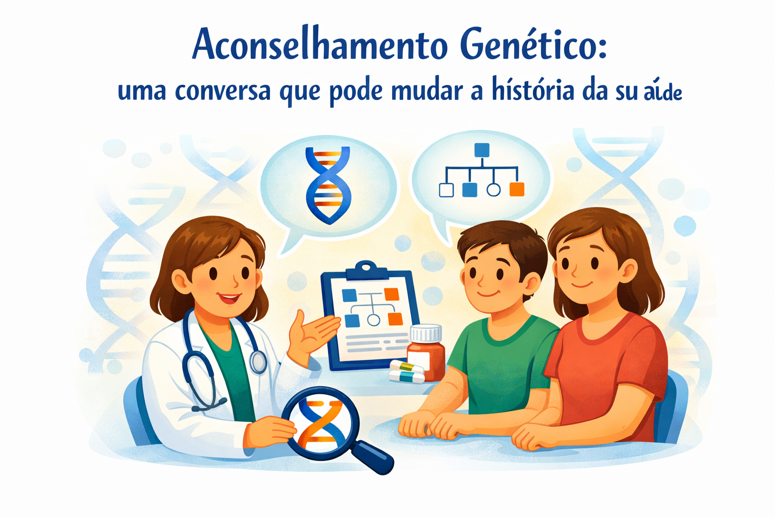 Aconselhamento Genético: uma conversa que pode mudar a história da sua saúde