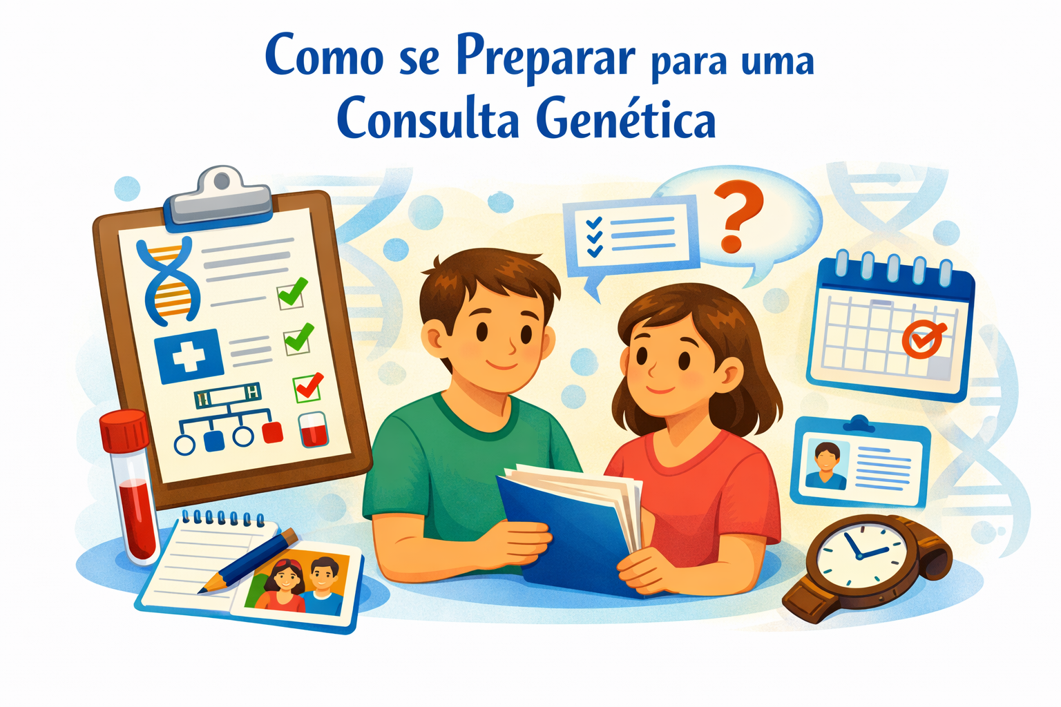 Como se Preparar para uma Consulta Genética