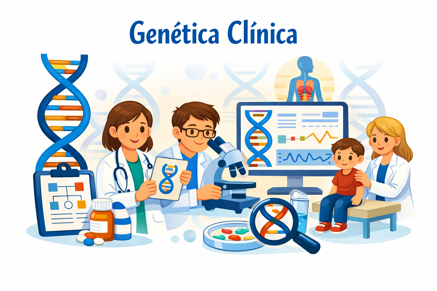 Genética Clínica: a especialidade que lê a história escrita no seu DNA