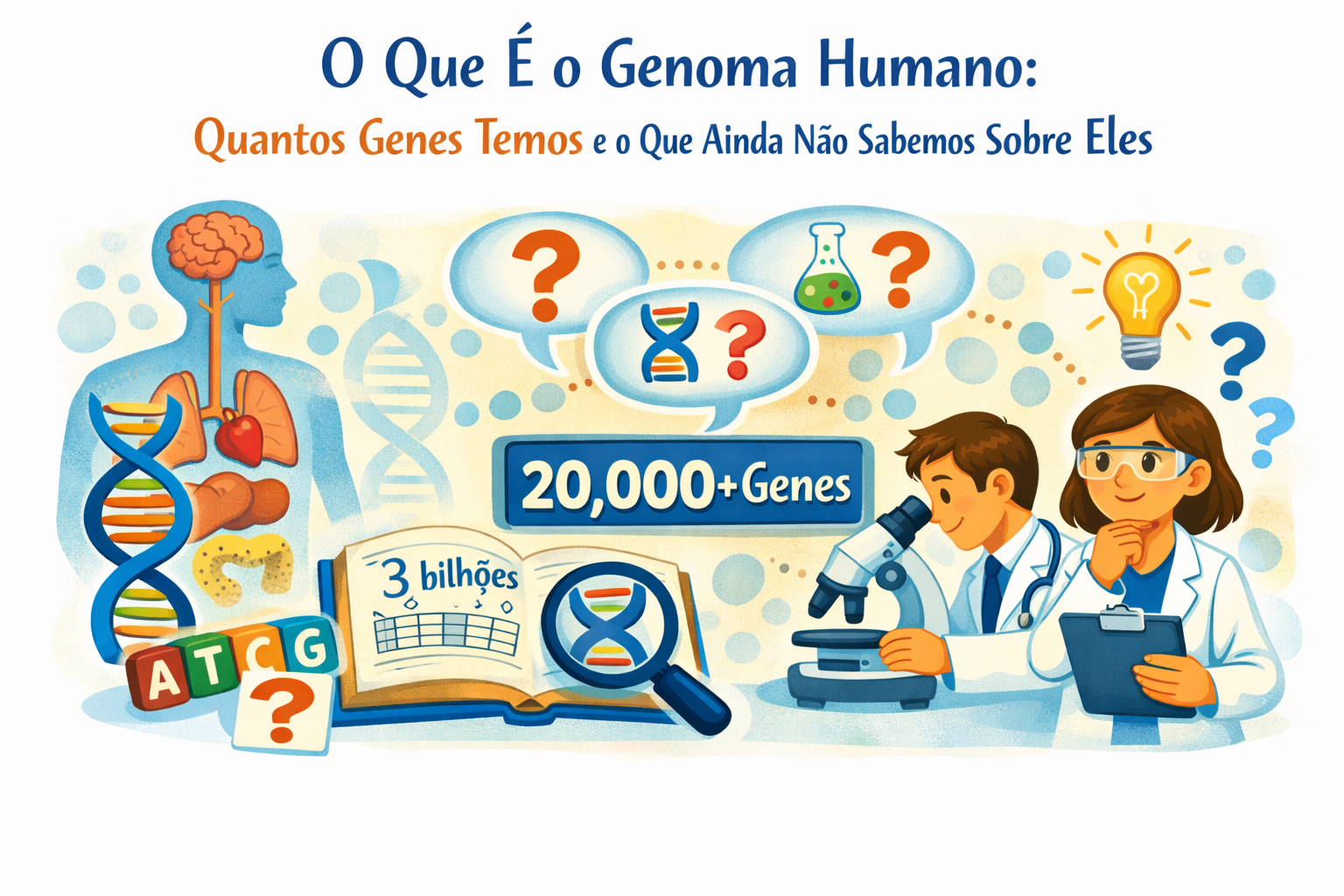 O Que É o Genoma Humano: Quantos Genes Temos e o Que Ainda Não Sabemos Sobre Eles